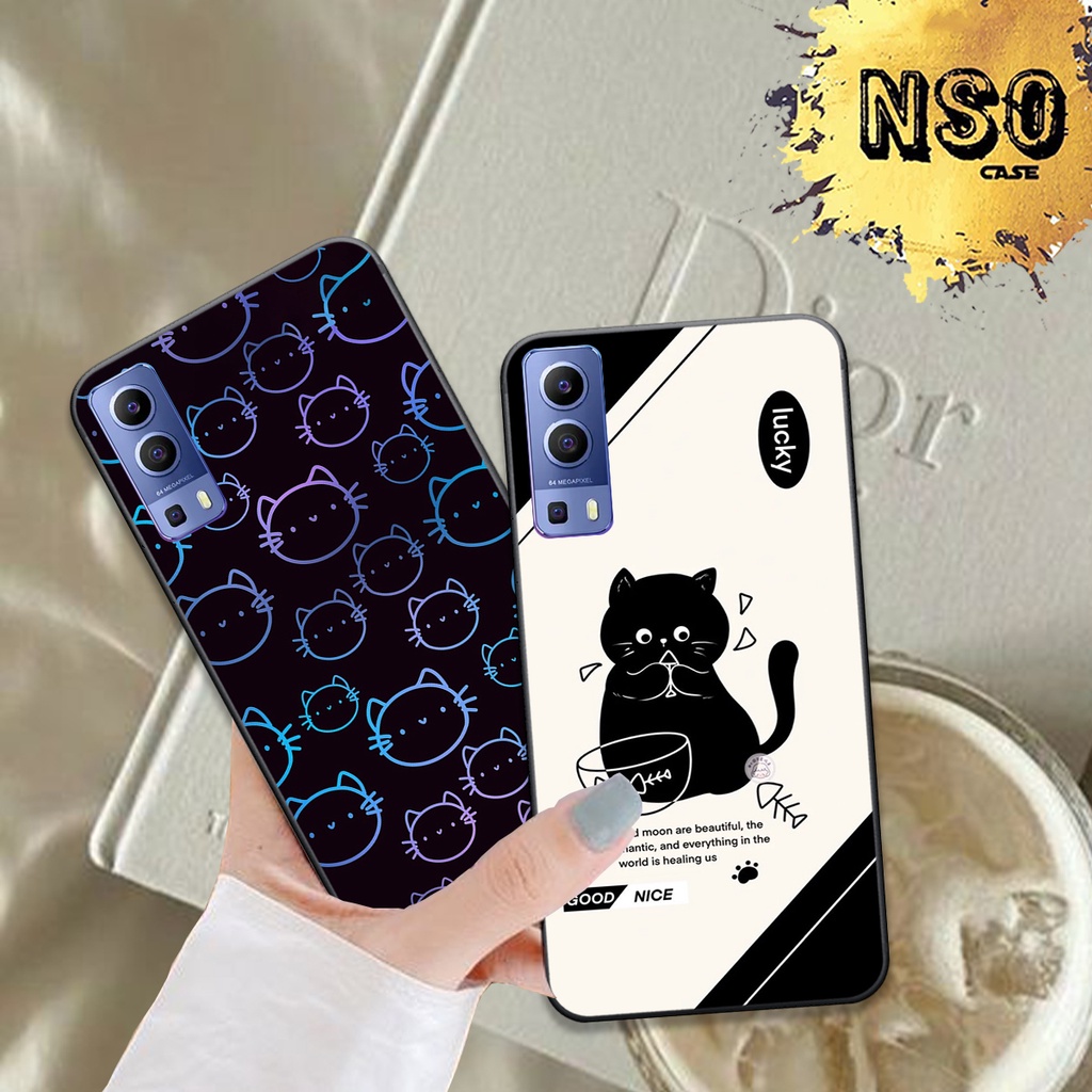 Ốp Vivo Y72 5G / Y51 2020 / Y53S In Hình Họa Tiết Mèo Cute Đáng Yêu Đẹp Hot Trend 2023