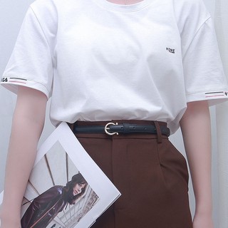 Thắt lưng da mềm phong cách vintage hàn quốc thời trang cho nữ