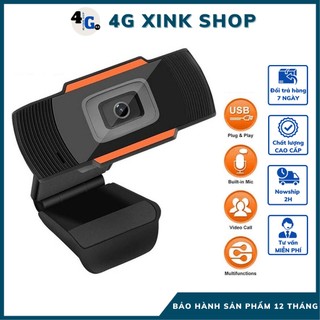 Webcam máy tính có mic full hd usb giá rẻ cho pc, laptop chuyên dùng để học online, livestream, wc 720p 4G XINK SHOP