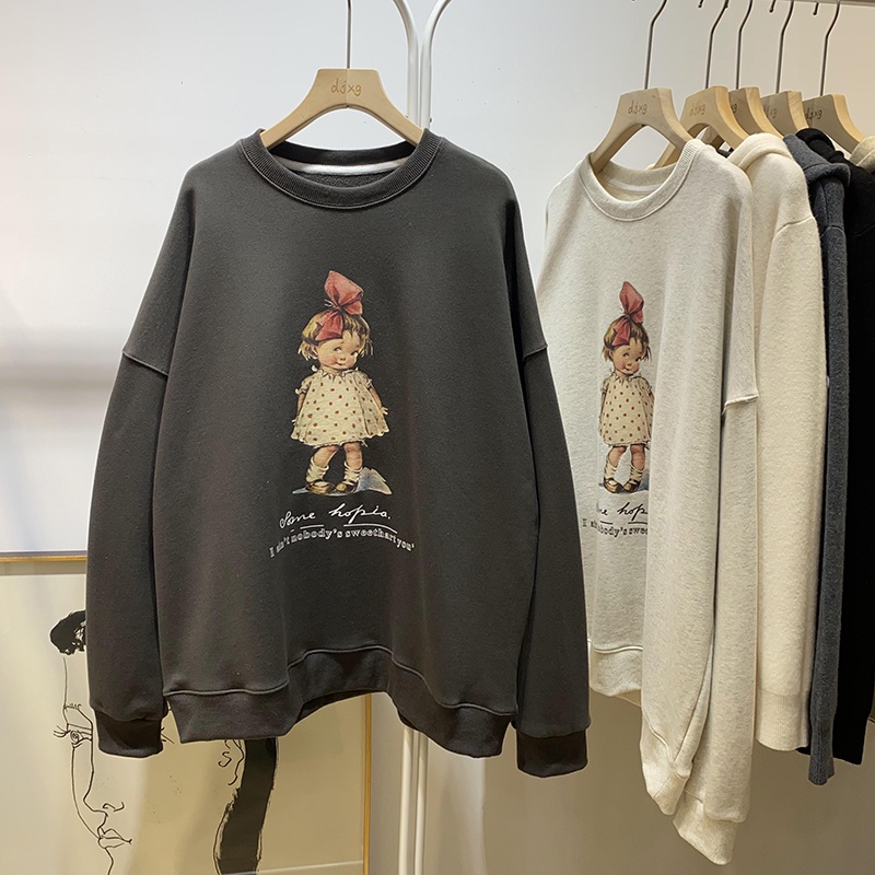 NRVP Áo Thun Nữ Dài Tay 100% Cotton Phong Cách Hàn Quốc Thời Trang Mới 2023