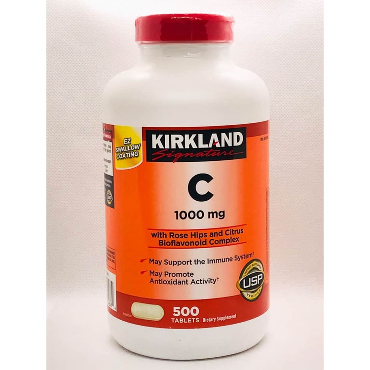 Viên Bổ Sung Vitamin C Kirkland 250mg,500mg,1000mg- Nhập Mỹ