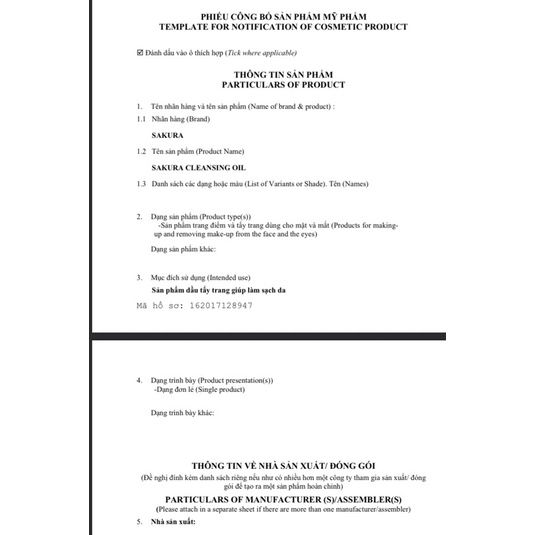 DẦU TẨY TRANG SAKURA CLEANSING OIL 150ML