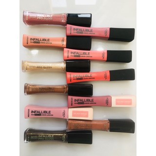 [ Hàng USA] Son Kem Lì L'Oreal Infallible Lip Pro Matte Gloss 6.3ml