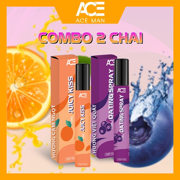 Xịt thơm miệng kissing spray ACEMAN nam nữ 10ml hương vị tự nhiên the mát | BigBuy360 - bigbuy360.vn