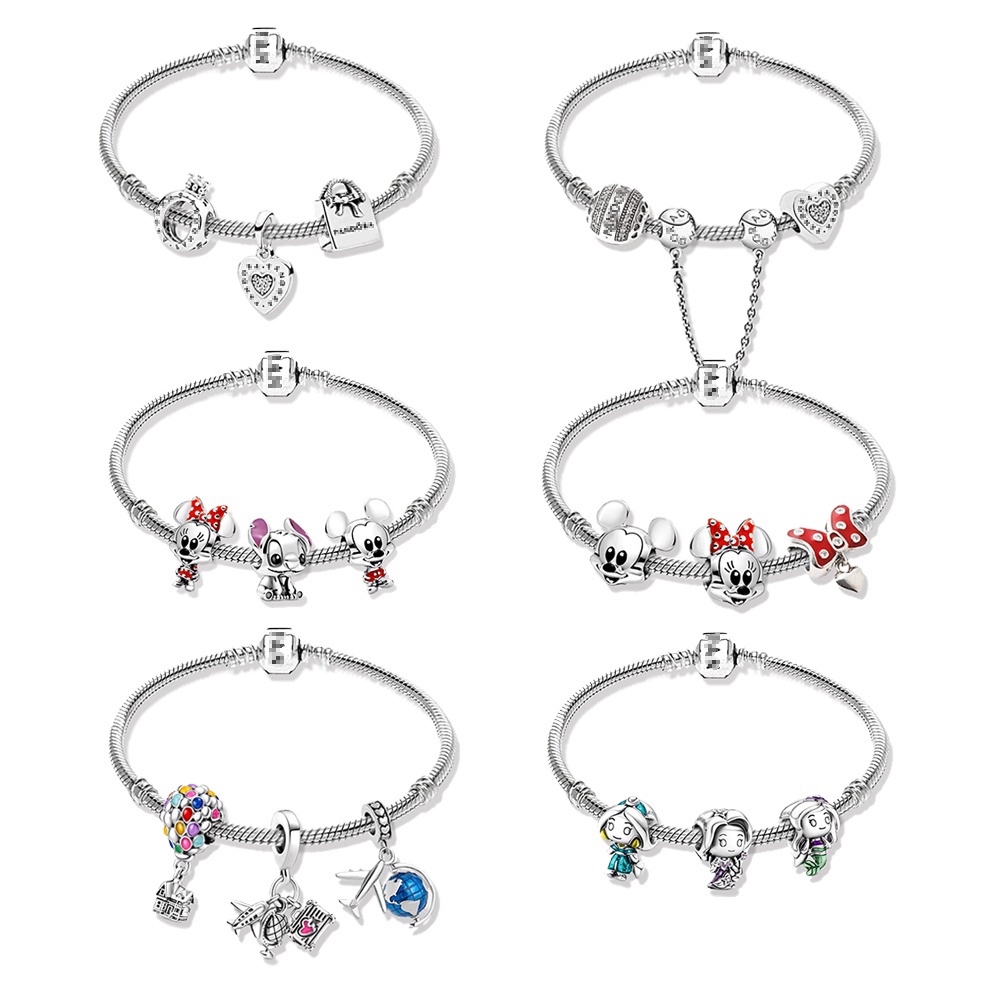 Vòng Tay Dulaibo Pandora Sterling 925S Dây Xích 19cm