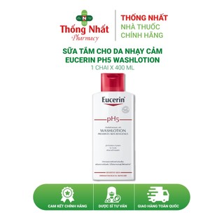 Sữa tắm cho da nhạy cảm Eucerin pH5 Washlotion chai 400ml