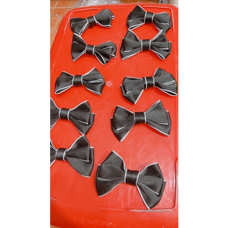 Phụ kiện : Nơ giày, nơ vải viền trắng