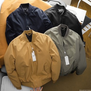Áo Khoác Nam Bomber cá sấu La.cote dư xịn ,áo 3 lớp trần bông quả trám, áo chống nước ,chắn gió tốt - Hàng VNXK
