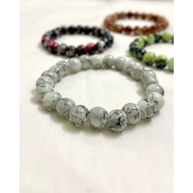 vòng tay đá nhiều mầu 8 ly