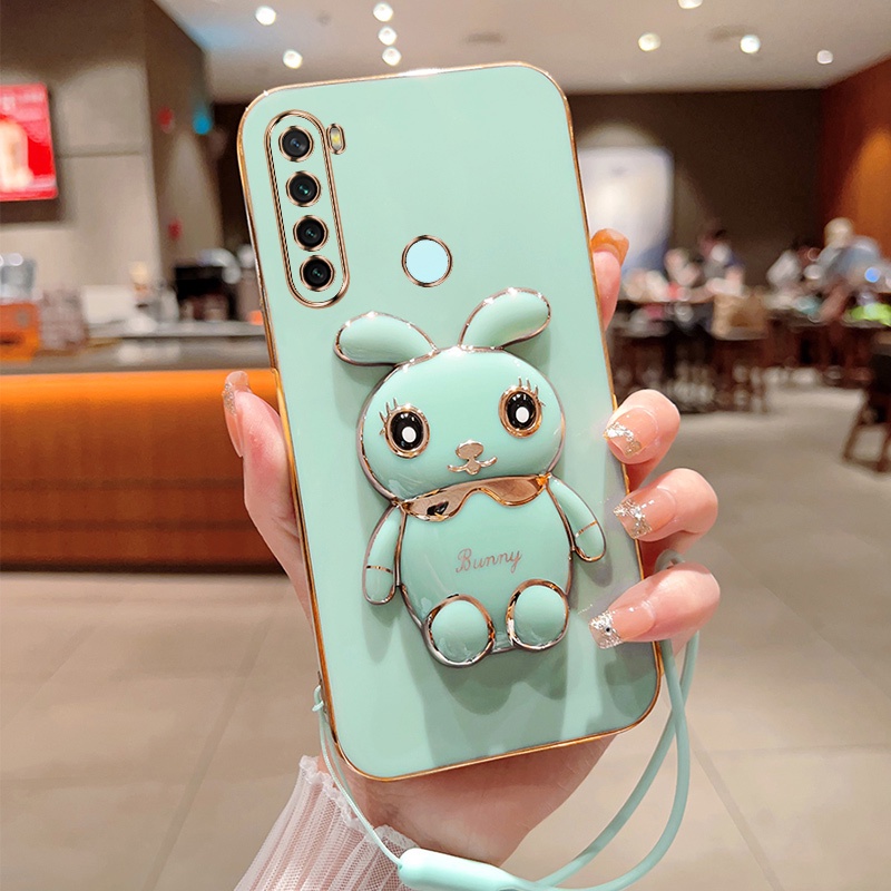 Ốp Lưng Hình Con Thỏ Có Dây Cho Xiaomi Redmi Note 8 8T Note 8 Pro Note 7 Pro