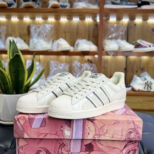 Giày Adidas Superstar Das Sò Nỉ, Giày thể thao Adidas Sò Nỉ cực xinh tặng box + tất