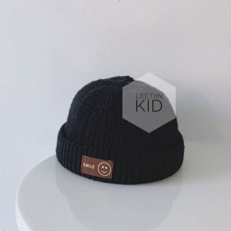 Mũ len tròn dày dặn phong cách Hàn dễ phối đồ cho bé trai, bé gái