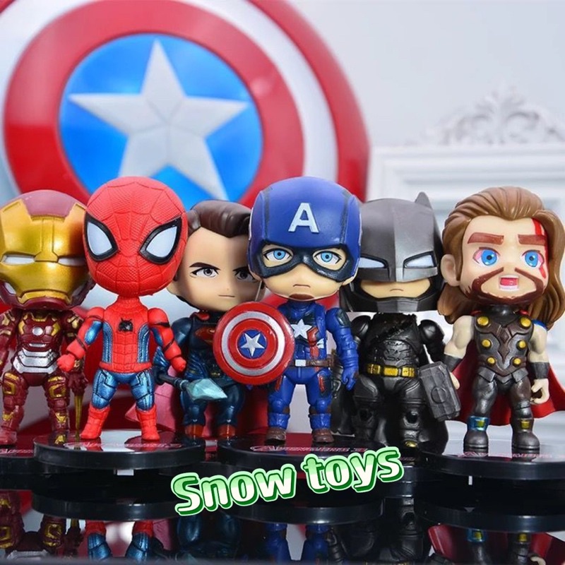 Mô hình Avengers DC Marvel Thor Captain America Black Panther Black Widow Batman Hulk Loki Thanos Doctor Strange Iron