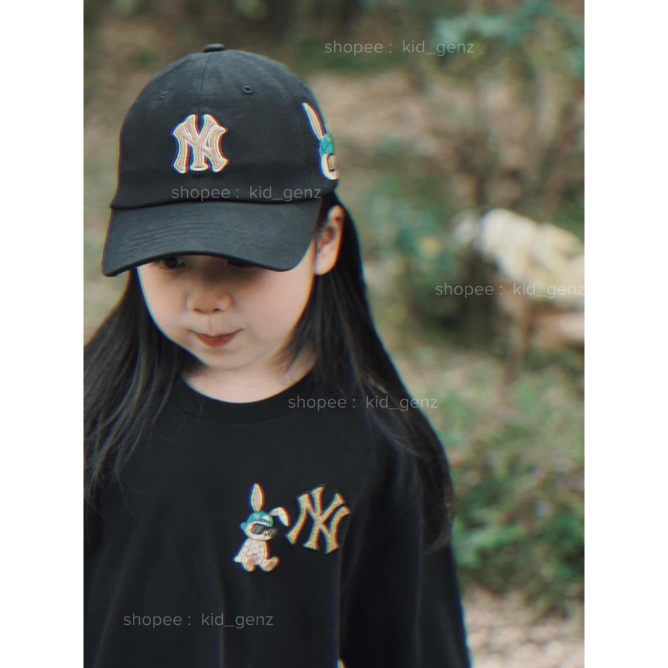 Áo nỉ cổ tròn em eo bi rabbbit neww 2022 cho bé , áo sweater trẻ em unisex , Kid_genz