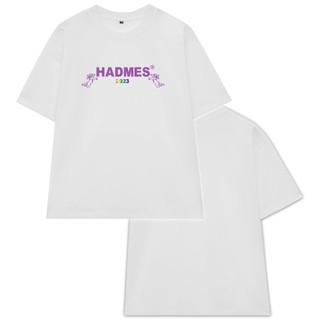 Áo thun form rộng unisex localbrand Hadmes logo TÍM 2023