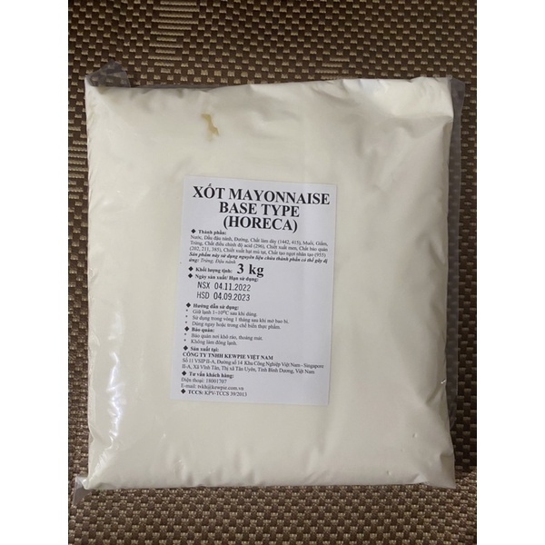 Xốt mayonnaise 3kg kewpie