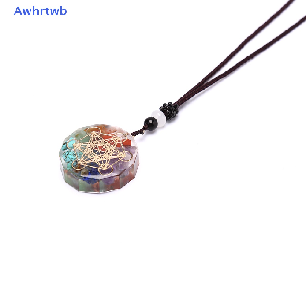 Vòng cổ Mặt Đá Chakra Chữa Bệnh Thời Trang Mới