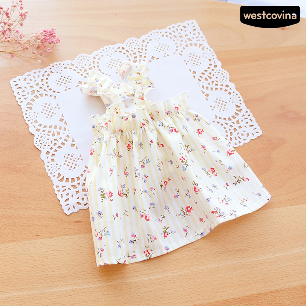 [Hot]♝Đầm Hoa Hai Dây Chống Nắng Thời Trang Dành Cho Cún Cưng