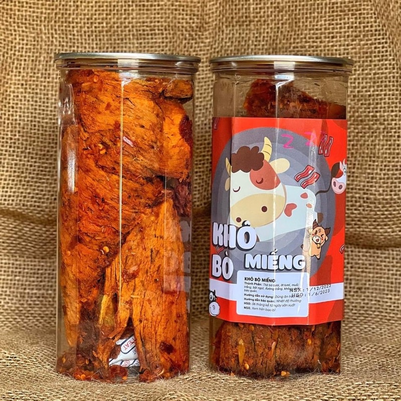 Khô bò miếng tẩm gia vị