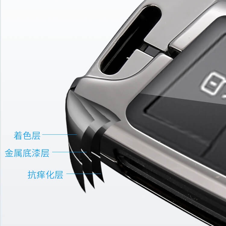 VOLKSWAGEN Ốp Bảo Vệ Chìa Khóa Xe Hơi Bằng Kim Loại Thiết Kế Sang Trọng Cho Sagitar Tiguan Lavida Plus Golf Tourang Lingdu