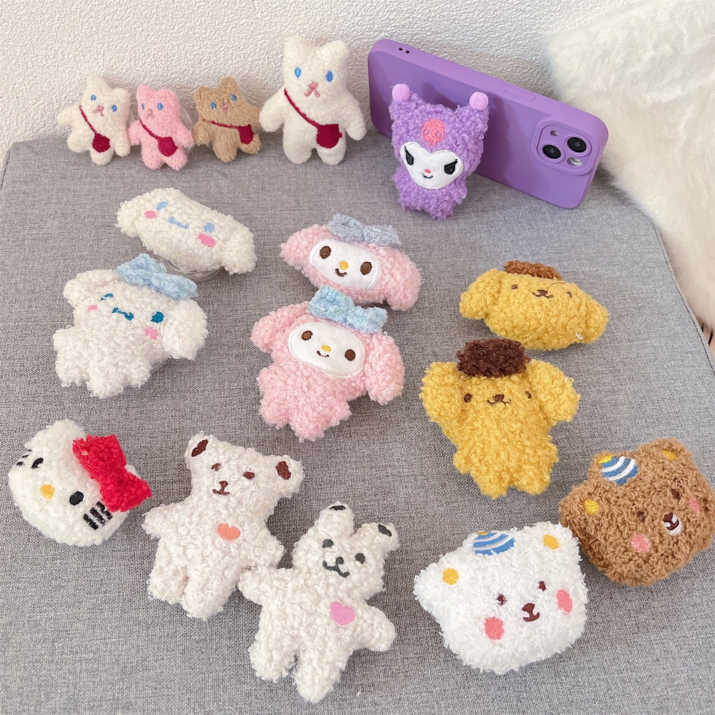Giá Đỡ Điện Thoại Hình Thú Nhồi Bông 3D Đáng Yêu Thông Dụng
