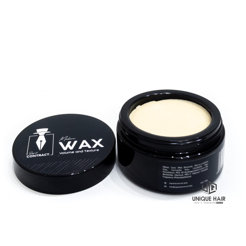 Sáp vuốt tóc Signed Contract Modern Wax 100g - new 2023 - Chính Hãng + Quà Tặng