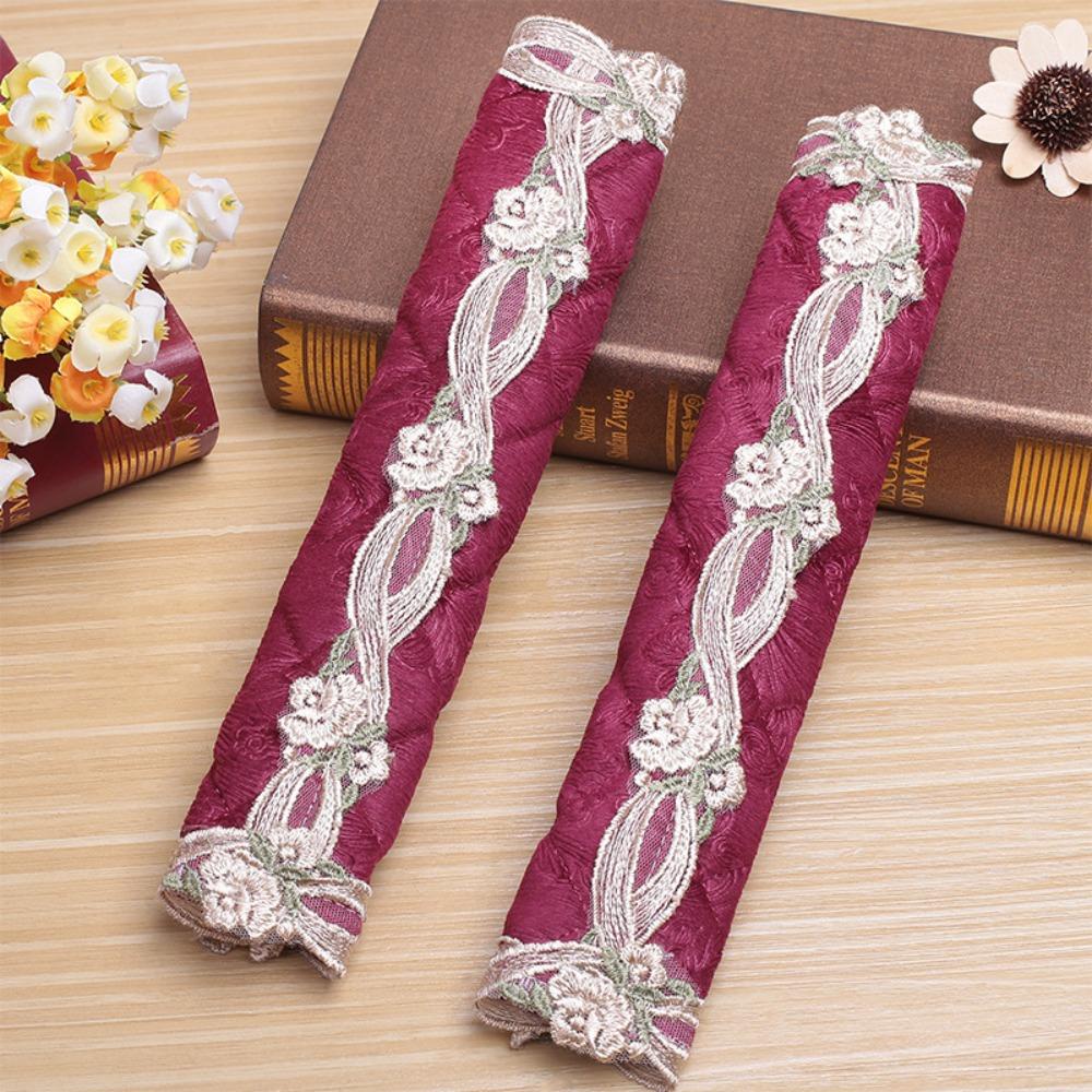 YYlingx Bọc Tay Nắm Cửa Tủ Lạnh Bằng Cotton Chống Nhòe Tiện Dụng Cho Nhà Bếp