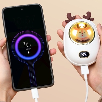 Máy sưởi mini cầm tay MARY Túi chườm bụng kinh nhỏ gọn quạt sưởi thời trang mùa đông