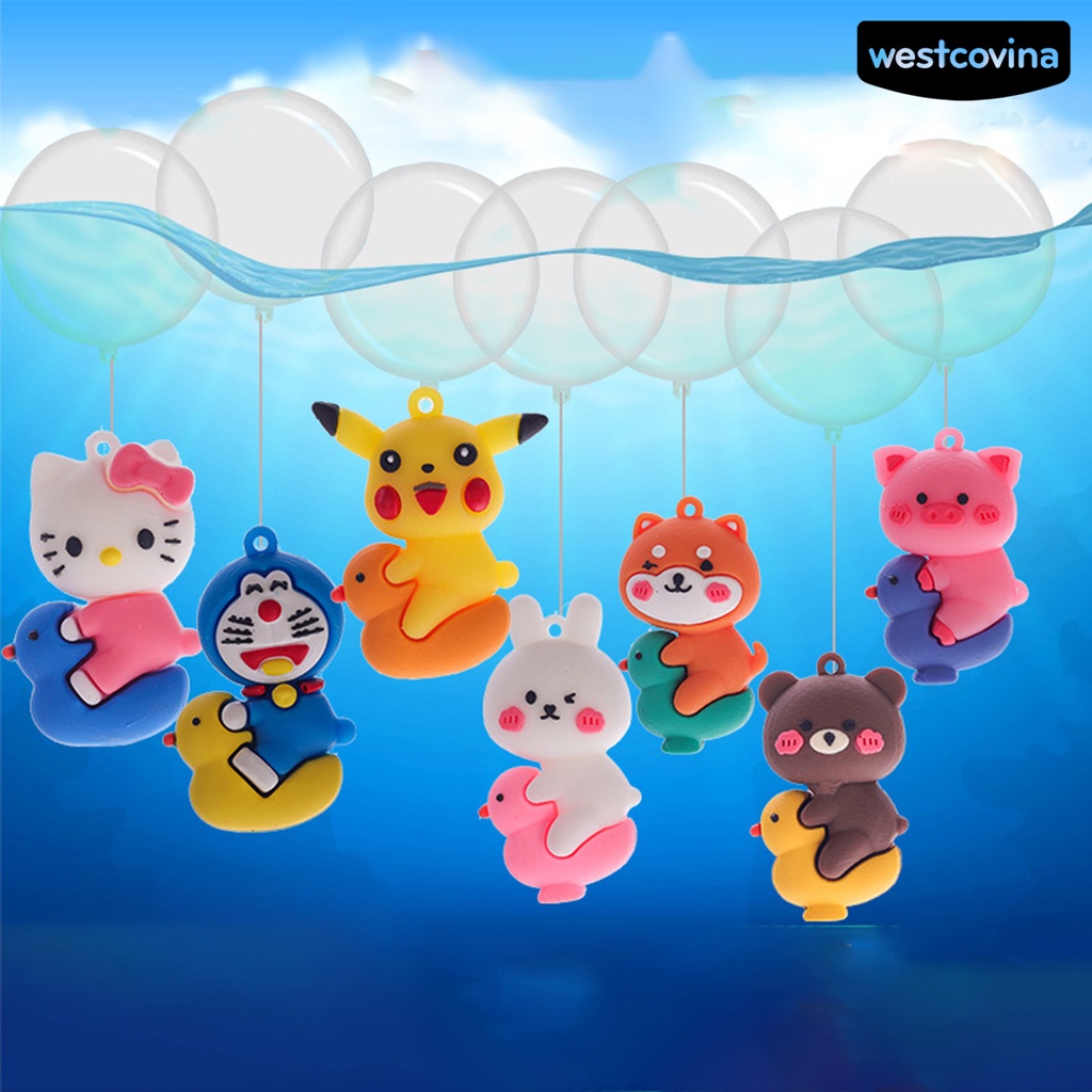 [COD]♘1 Set Đồ Trang Trí Hồ Cá Hình Động Vật Hoạt Hình Đáng Yêu