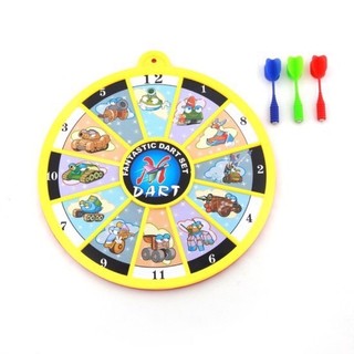 Bảng phi tiêu nam châm size 30cm kèm 3 tiêu Huy Toy Kids