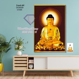 Tranh đính đá cao cấp phật a di đà , phật d9509 cm