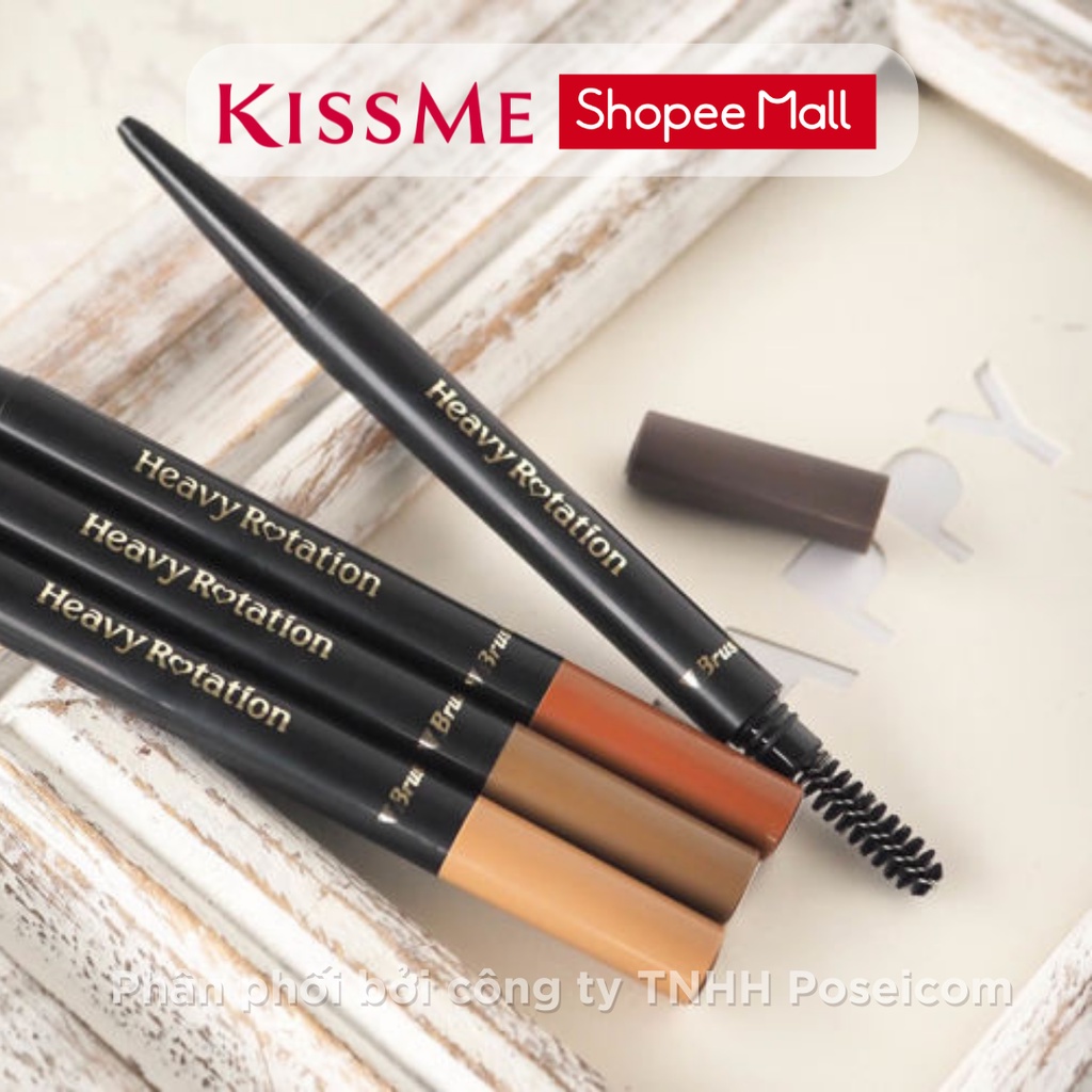 Bút Nước Kẻ Lông Mày Kissme Siêu Bền Chống Thấm Nước Trong 24H Kissme Heavy Rotation Tint Liquid Eyebrown 0.4ml