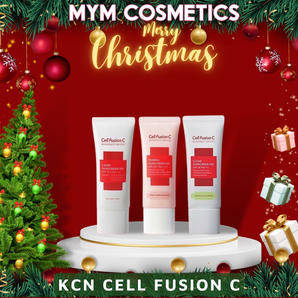 Kem chống nắng Cell Fusion C - Xanh, Đỏ, Hồng ✨cell fusion c