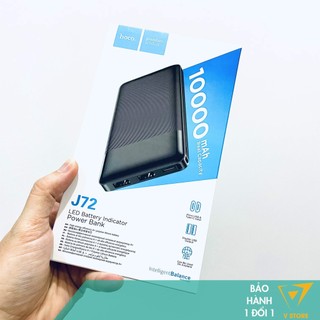 Pin sạc dự phòng 20000mah hoco j52a j73 lpb-n18 lanex 2 cổng usb 2a đèn led trắng đen giá rẻ