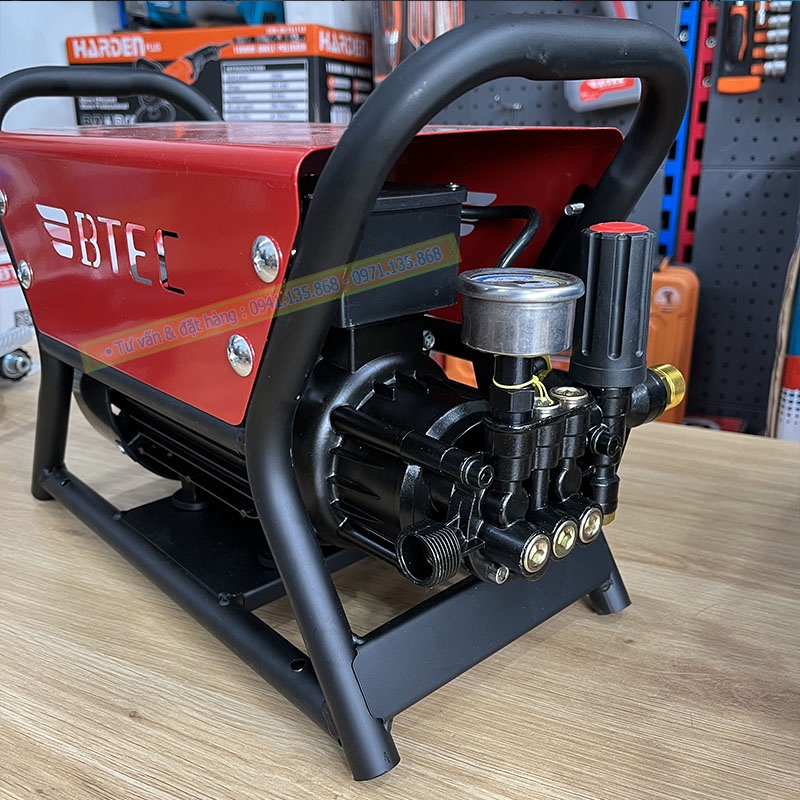 Máy Rửa Xe Gia Đình 3500W, Rửa xe cao áp, BTEC BT3500T