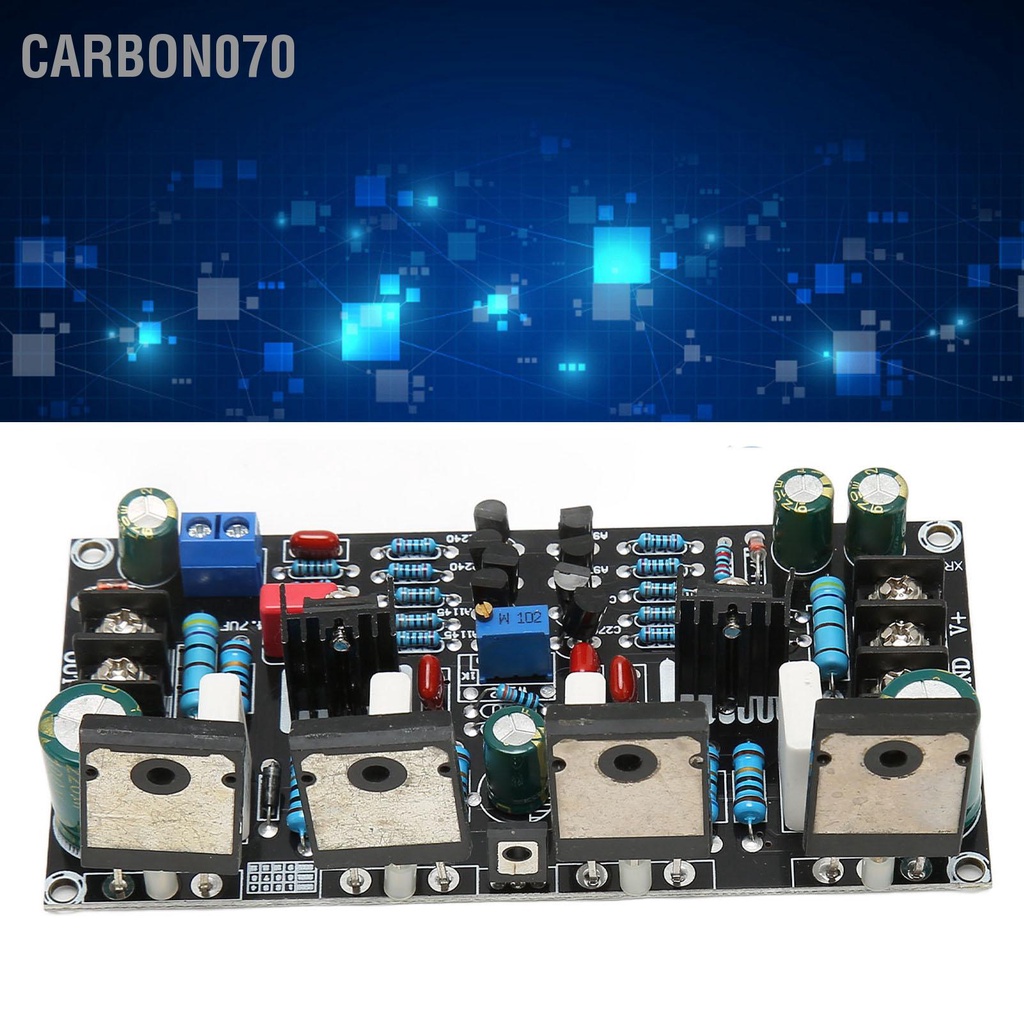 Carbon070 200W Mono Bảng Mạch Khuếch Đại Công Suất Cao A1943 C5200 Kỹ Thuật Số Amp Mô-đun cho Loa