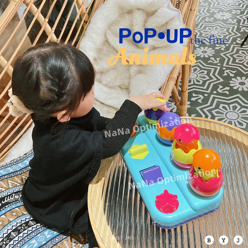 Hộp Đồ Chơi Khởi Động Hình Chú Mèo Dễ Thương Cho Bé