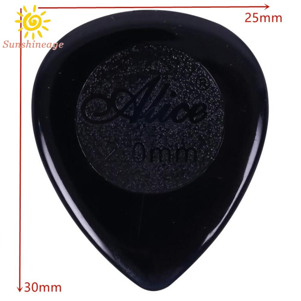 【SUNAGE】Guitar Picks 1mm 2mm 3mm 6pcs Acrylic Large Stubbies Big Quick Release Practical【HOT Fashion】