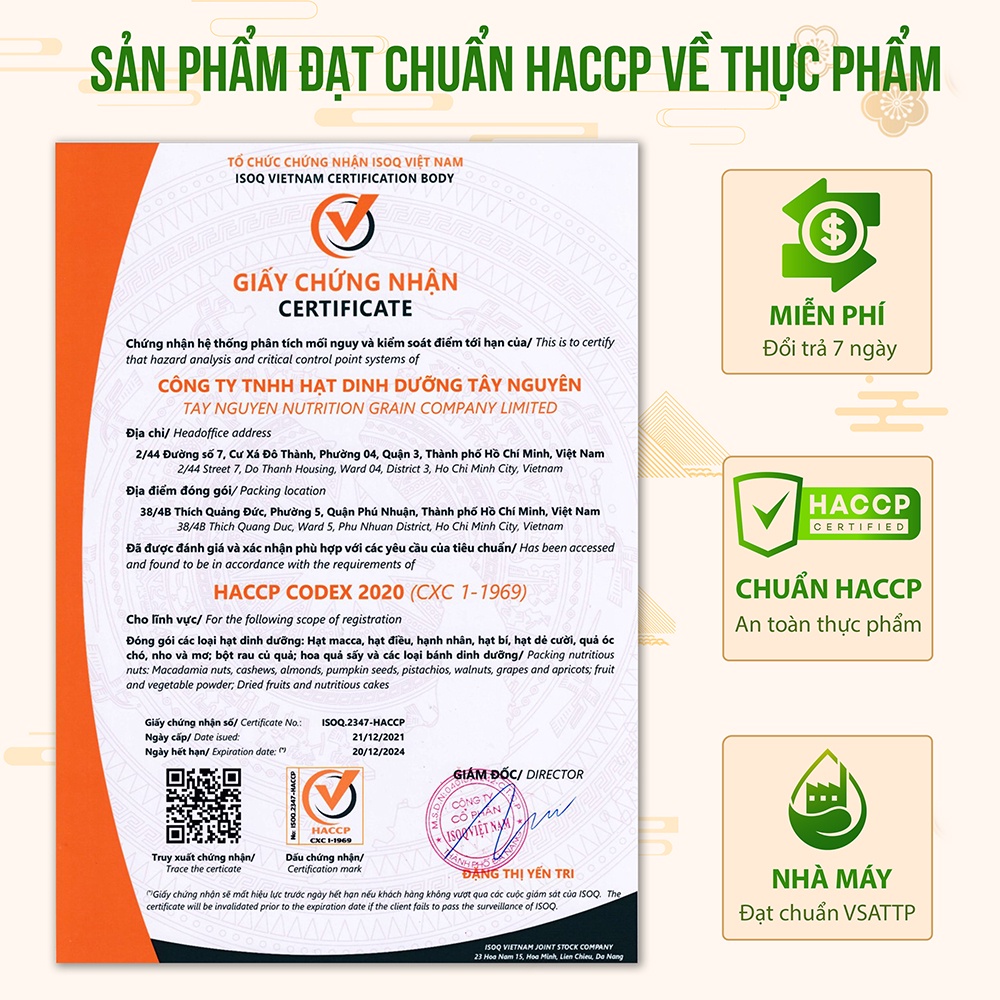 Combo hạt macca sấy nứt, dẻ cười, hạt điều rang muối, nho khô raisin TANU NUTS