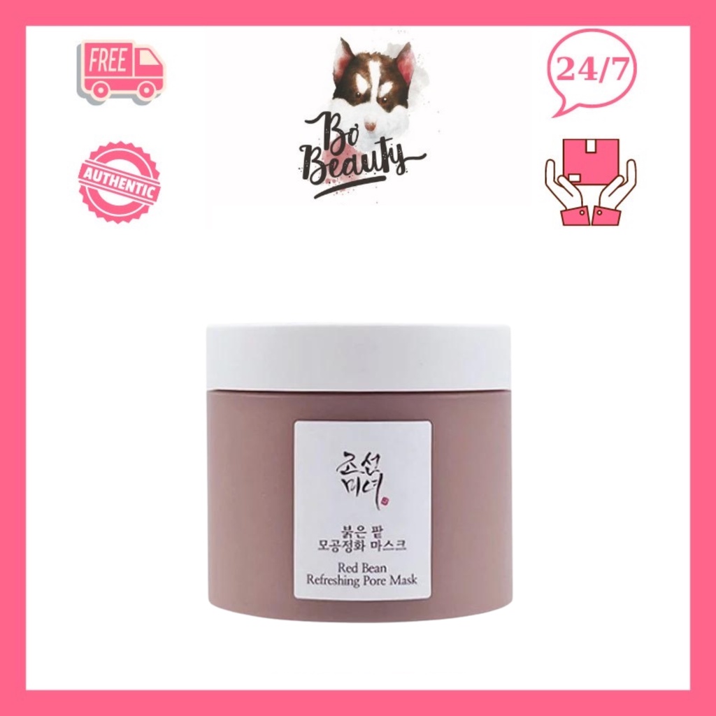 Mặt nạ đất sét đậu đỏ BEAUTY OF JOSEON RED BEAN PORE REFRESHING MASK