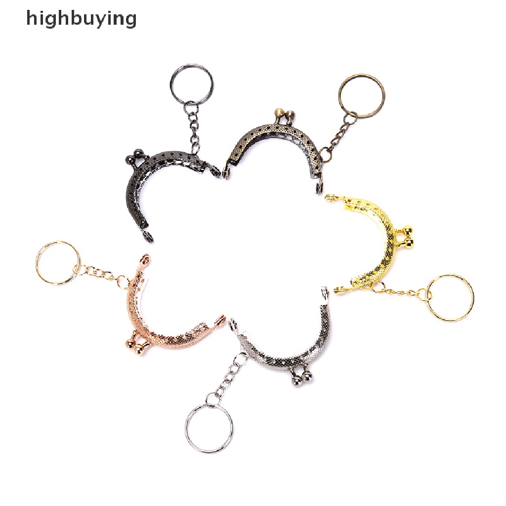 Set 1 Khung Kim Loại 5cm Dùng Để Làm Ví / Móc Khóa Tiện Dụng