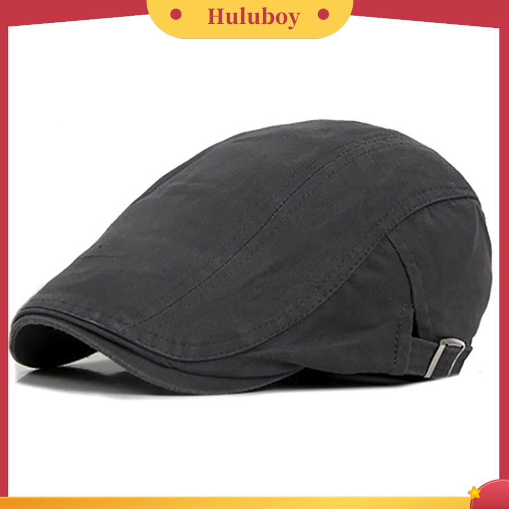 Mũ Beret Vải Cotton Màu Sắc Cổ Điển Thời Trang Cho Nam