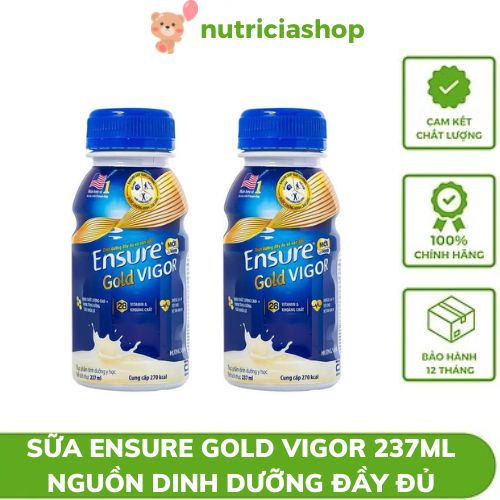 Sữa nước Ensure gold Vigor 237ml/chai ( 1 lốc 6 chai)