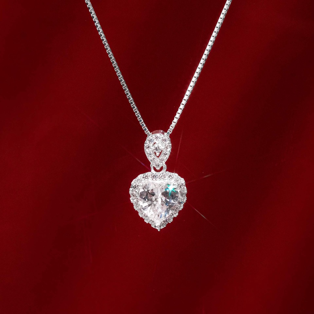 Dây Chuyền Bạc Nữ Kylan Silver Kim Cương Nhân Tạo KL0267