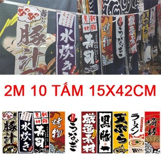 Cờ dây 2m 10 tấm 15x42cm