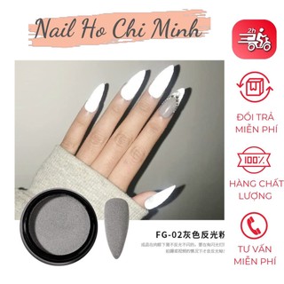 Bột rắc móng dạ quang - Bột nhũ nail phản quang, phát sáng màu đẹp sang chảnh