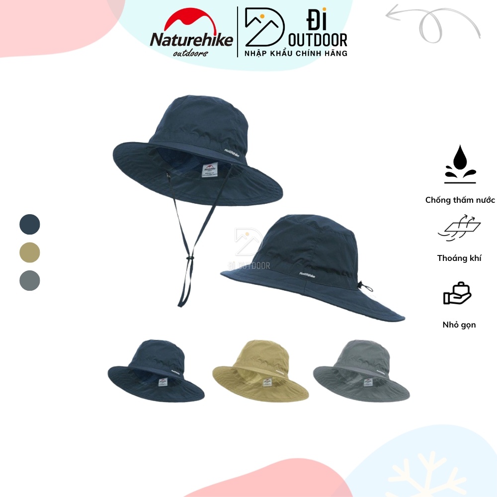 Mũ Dã Ngoại Naturehike NH17M005-A Rộng Vành, Nhanh Khô, Thoáng Khí