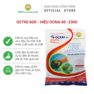 Sản phẩm ocrai 60. diệt sạch ốc bươu vàng, ốc sên, ốc ma... côn trùng hại. mua vang boi thu adi