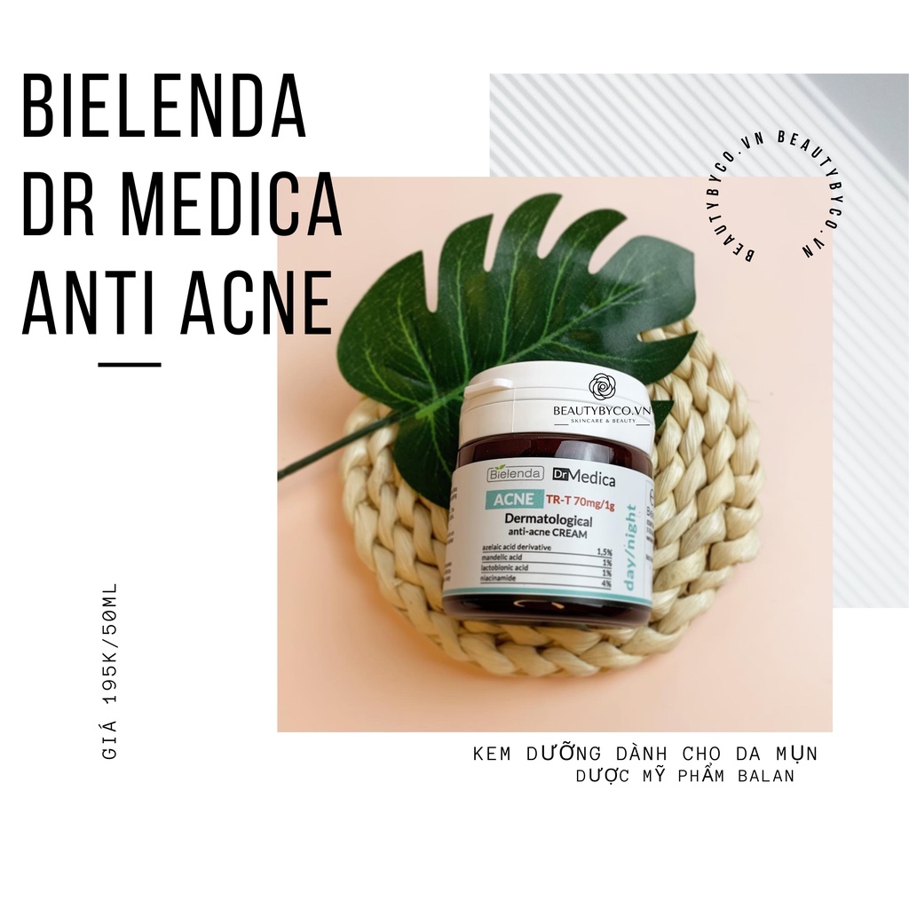 Kem dưỡng giảm mụn và thâm Bielenda Dr. Medica Anti-acne
