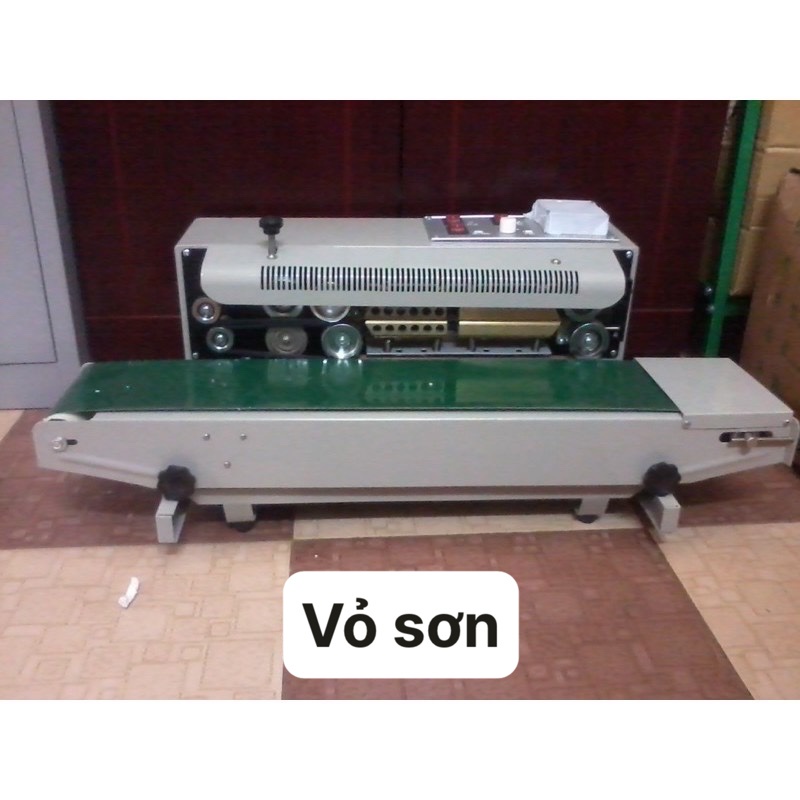 Máy hàn miệng túi tự động Vỏ Inox siêu xịn, Máy Fr900 chính hãng, bảo hành 12 tháng